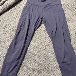 Marika Blue Leggings w/ Pockets. Sz L
